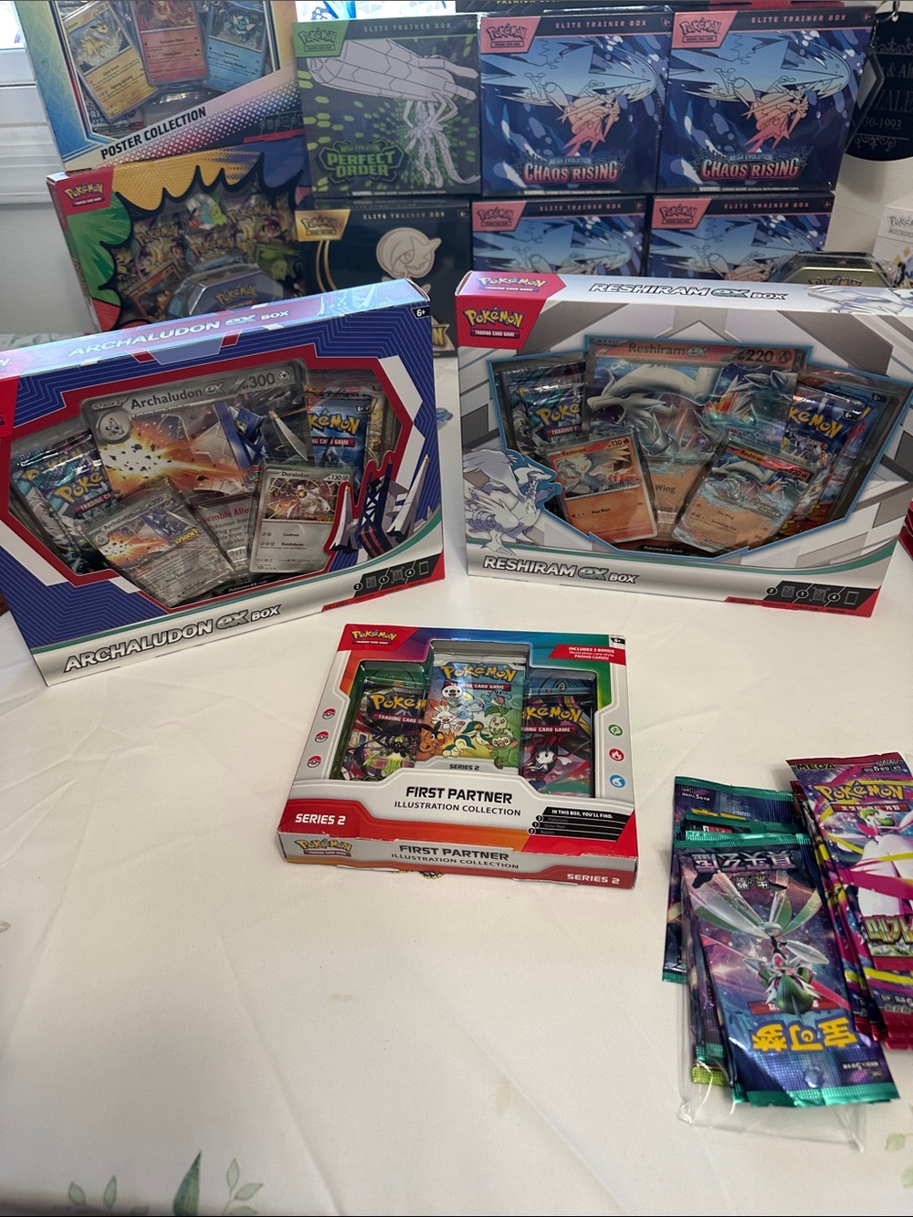 Trading Card Game Collector Box - White & Blue